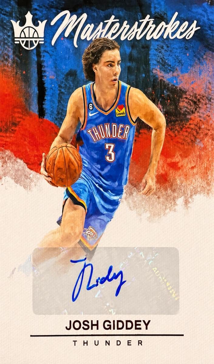 Josh Giddey 2023 panini Panini Court Kings