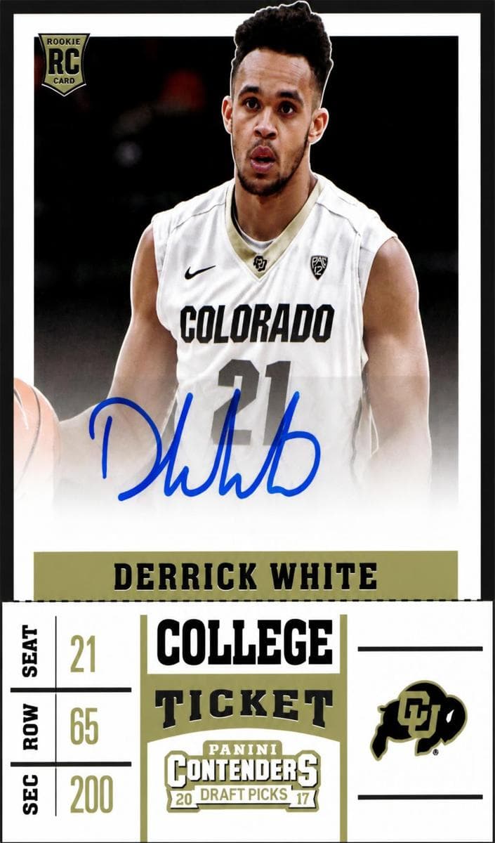 Derrick White 2017 panini
