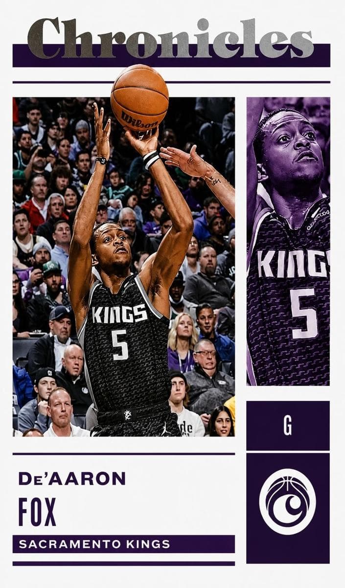 De'Aaron Fox 2022 panini Panini Chronicles