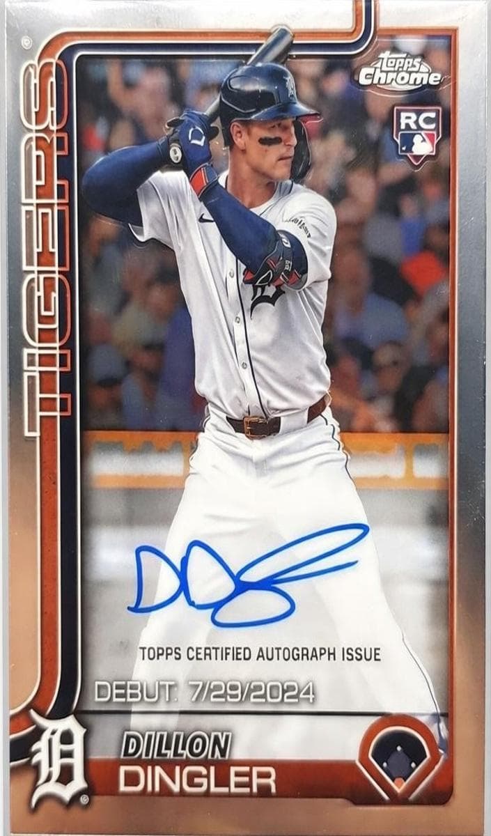 Dillon Dingler trading card
