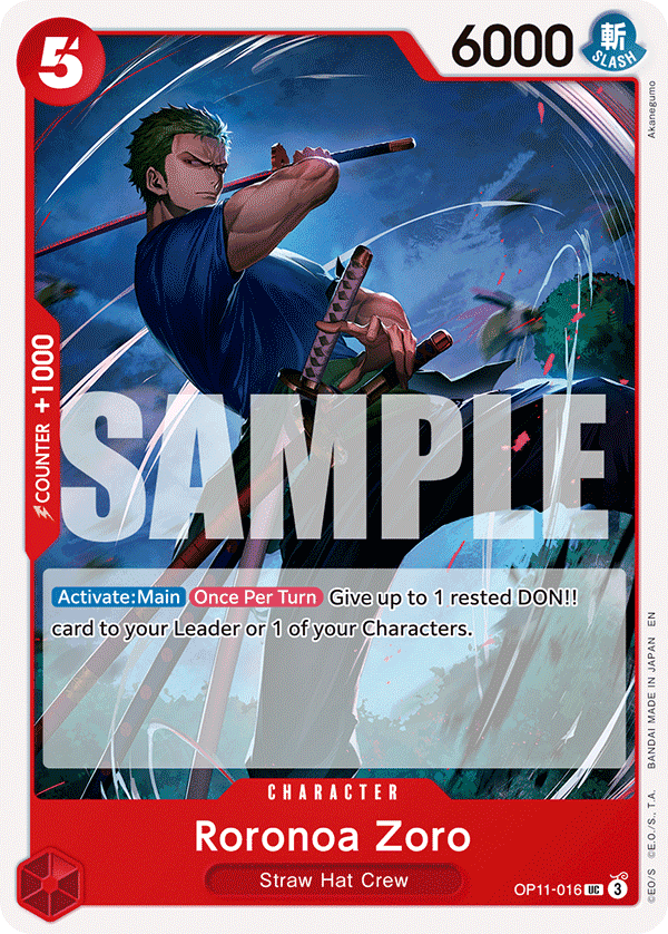 Roronoa Zoro #OP11-016