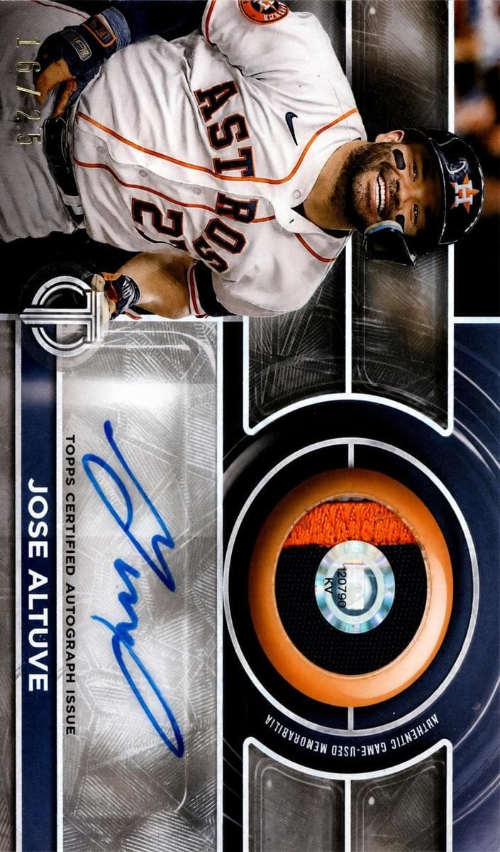 Jose Altuve 2024 topps Topps Tribute