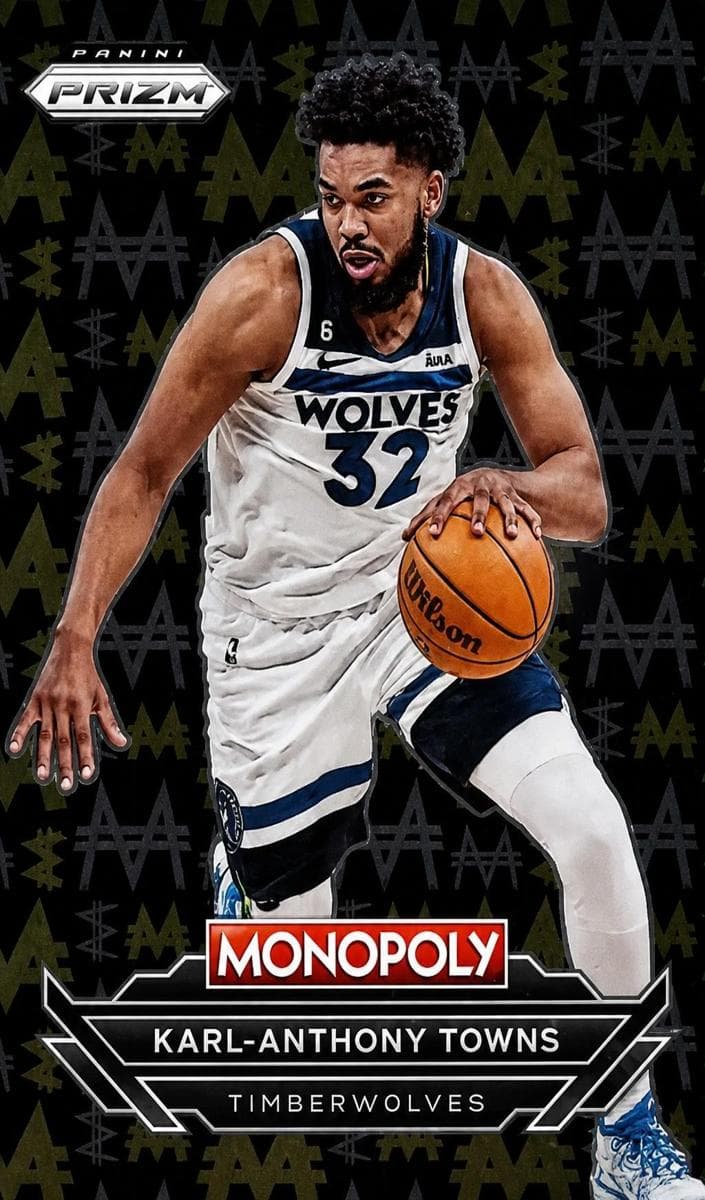 Karl-Anthony Towns 2023 panini Panini Prizm Monopoly