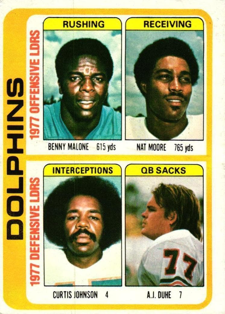 Benny Malone / Nat Moore / Curtis Johnson / A.J. Duhe #514