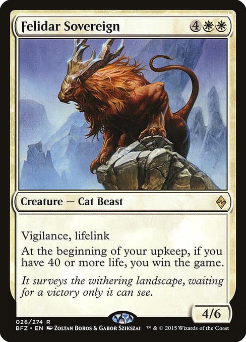 Felidar Sovereign 2009 Magic: The Gathering Zendikar