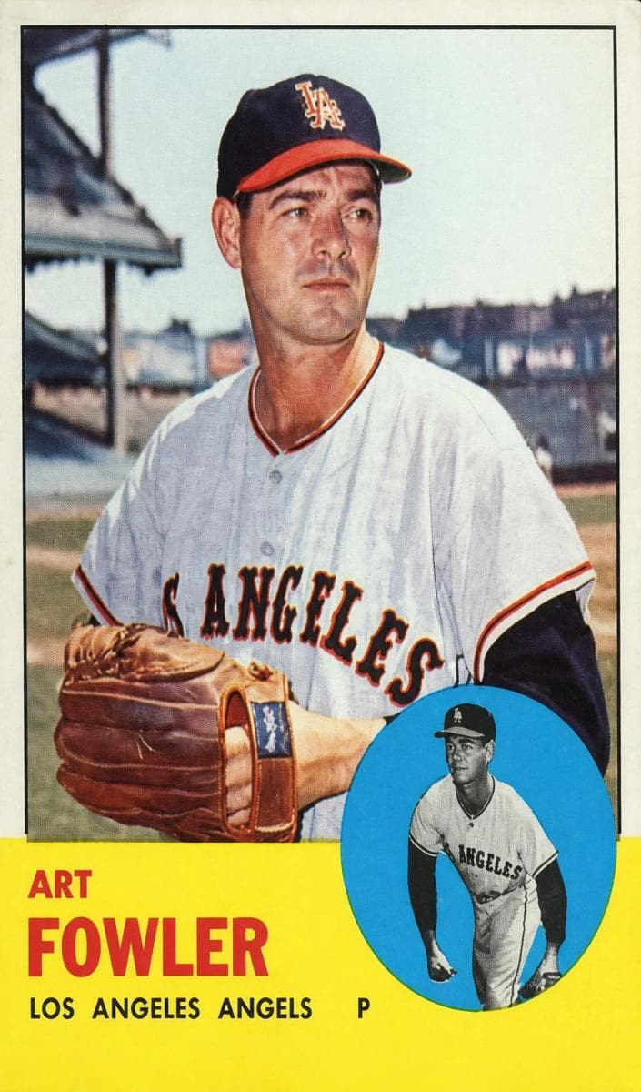 Art Fowler 1963 topps Topps