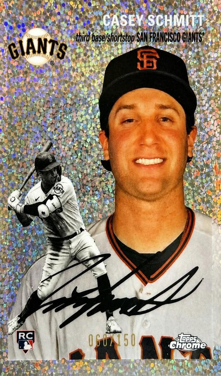 Casey Schmitt 2023 topps Topps Chrome Platinum Anniversary