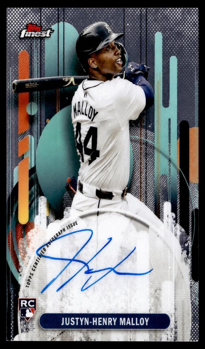 Justyn-Henry Malloy 2025 topps Topps Finest