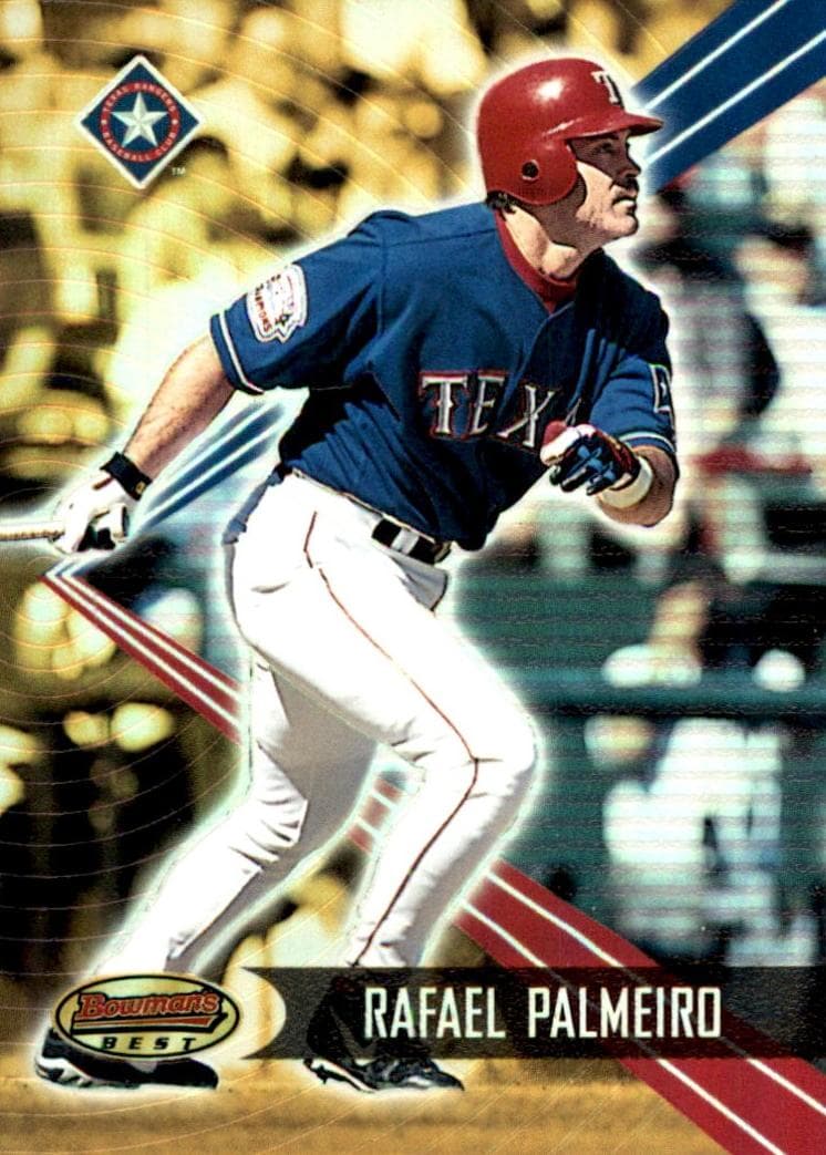 Rafael Palmeiro 2001 bowman Bowman's Best