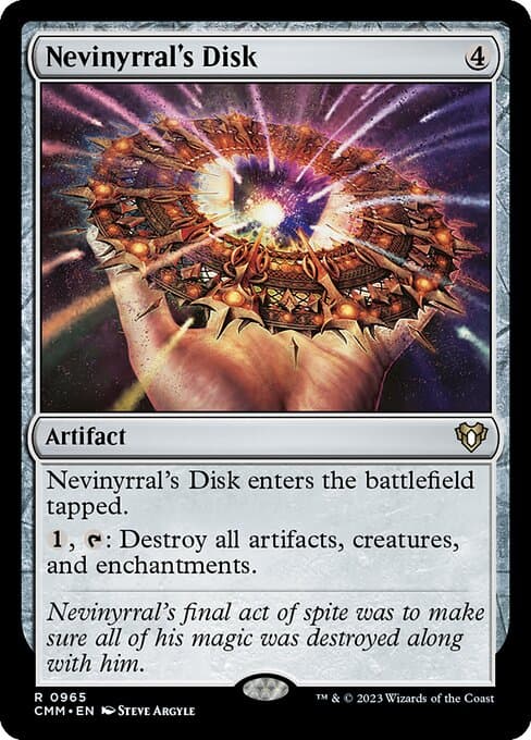 Nevinyrral's Disk 1994 Magic: The Gathering Revised
