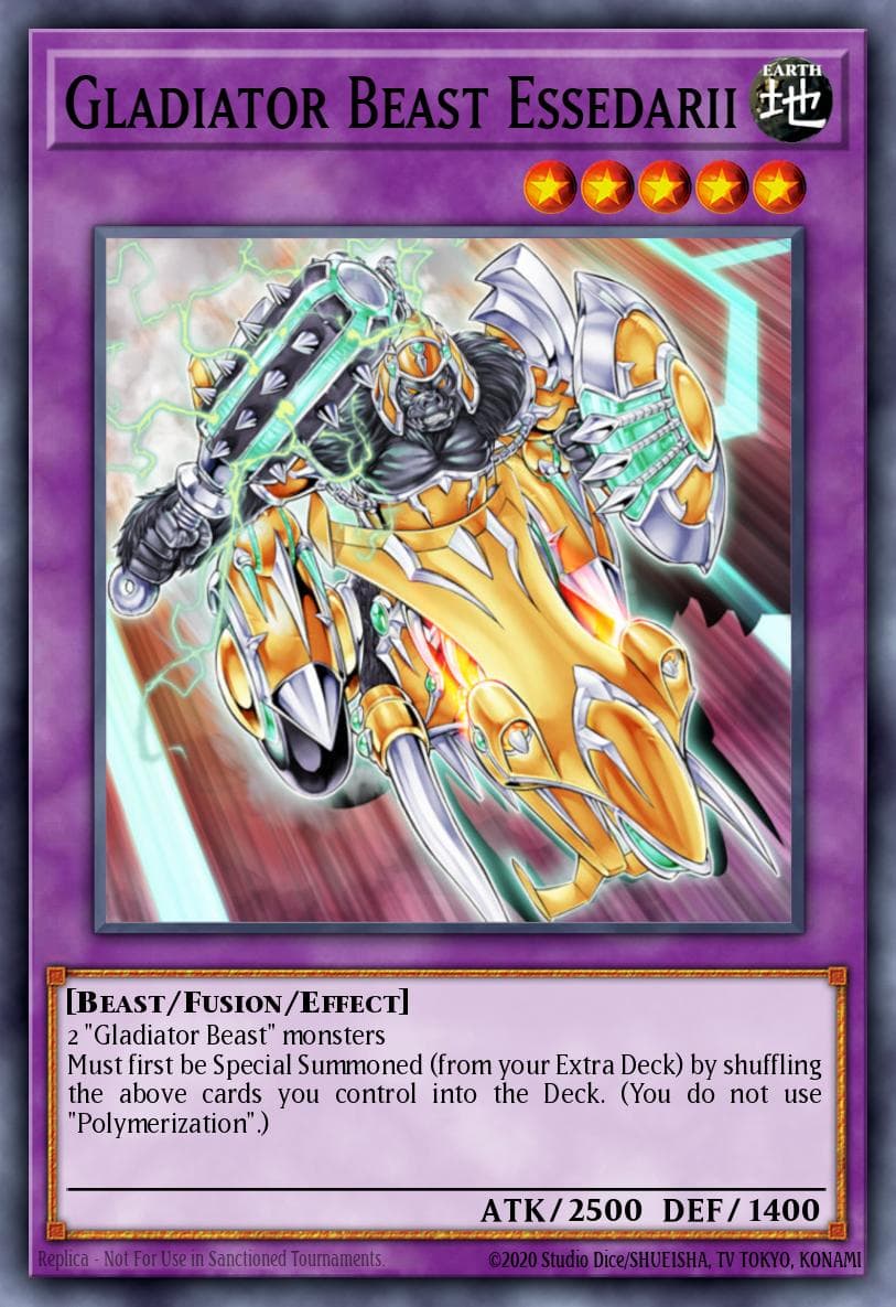 Gladiator Beast Essedarii 2011 Yu-Gi-Oh! Extreme Victory