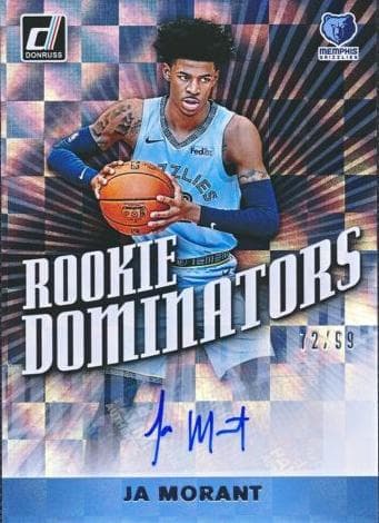 Ja Morant 2019 panini Donruss Optic