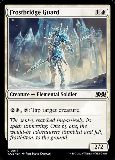 Frostbridge Guard 2023 Magic: The Gathering Wilds of Eldraine