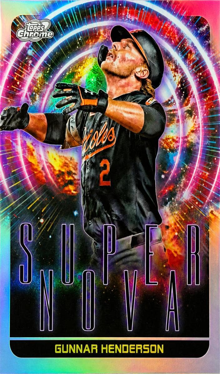 Gunnar Henderson 2025 topps Topps Cosmic Chrome
