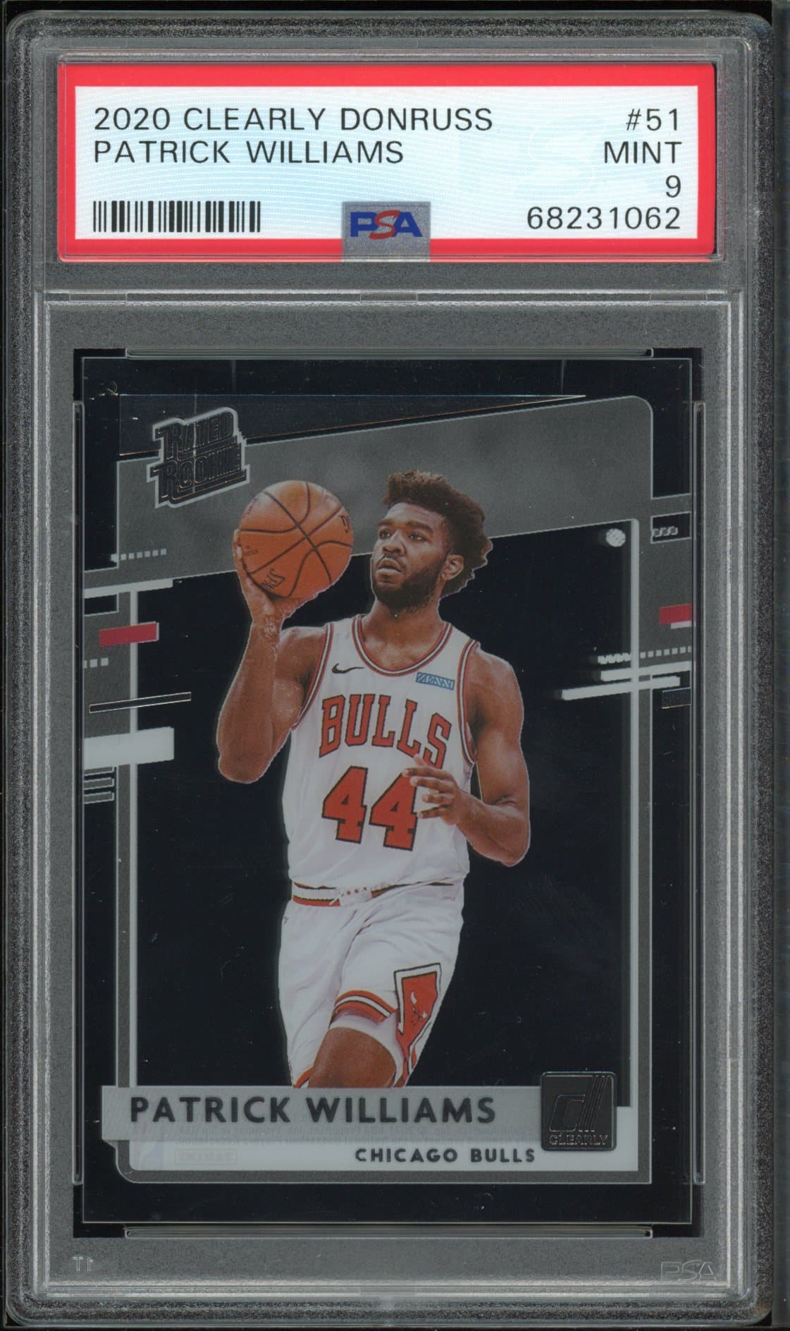 Patrick Williams 2020 panini Clearly Donruss