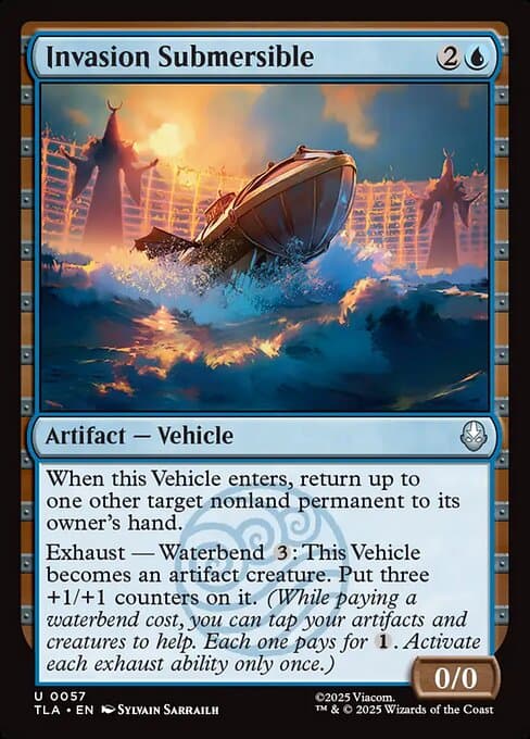 Invasion Submersible 2025 Magic: The Gathering Avatar: The Last Airbender
