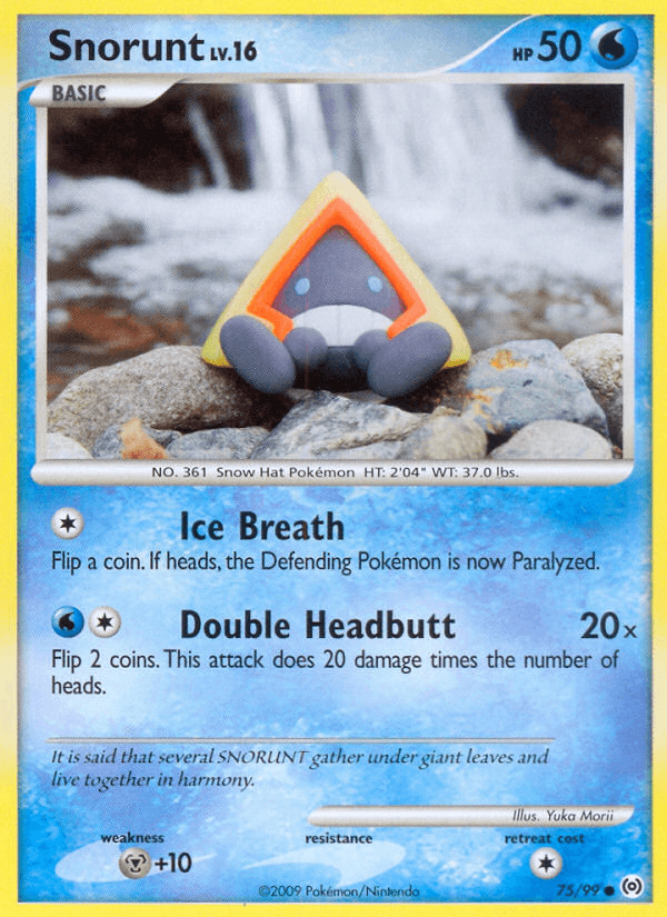 Snorunt 2009 Pokemon Arceus