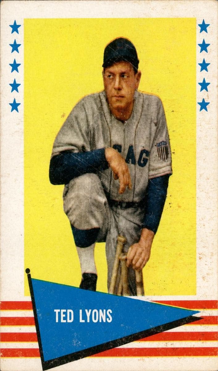 Ted Lyons 1961 fleer Fleer Baseball Greats