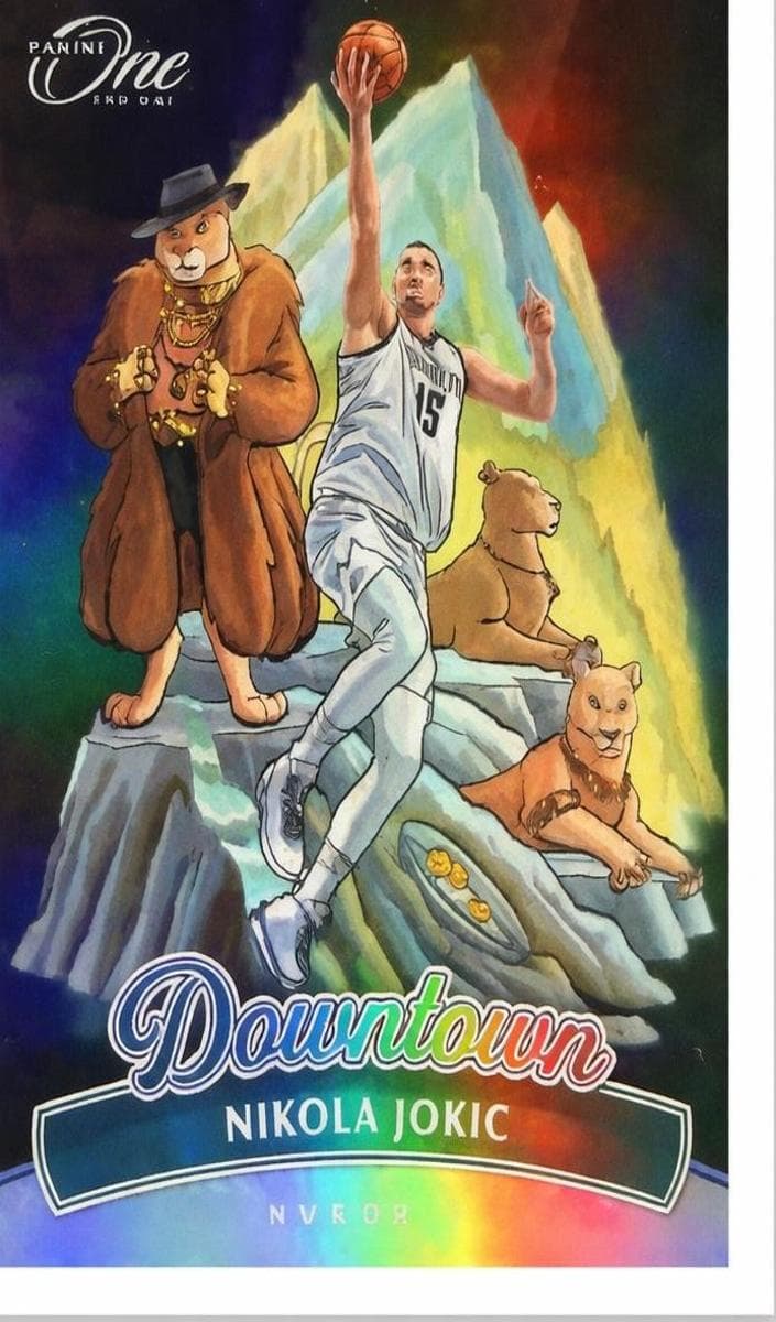 Nikola Jokic 2023 panini Panini One and One