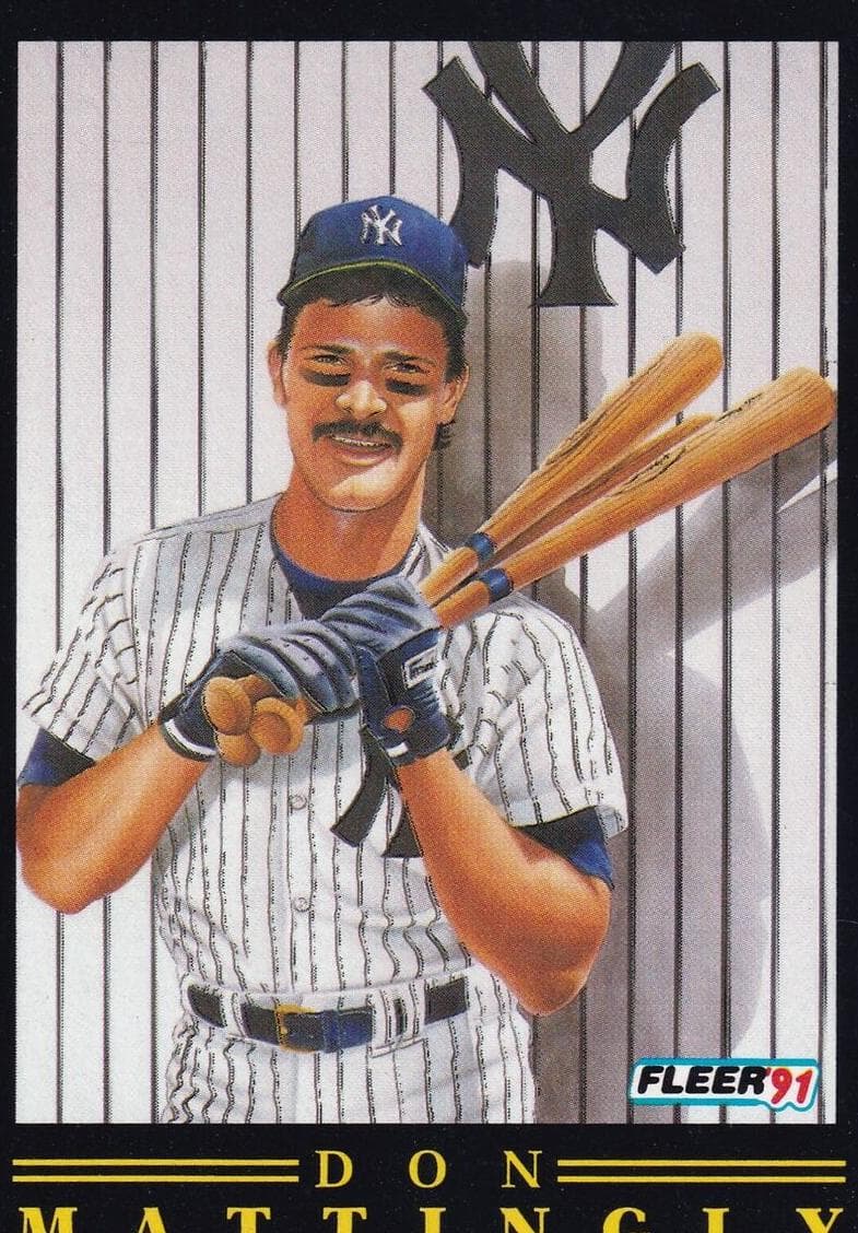 Don Mattingly 1991 fleer Fleer