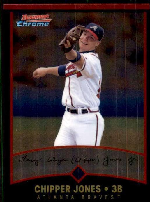 Chipper Jones 2001 bowman Bowman Chrome