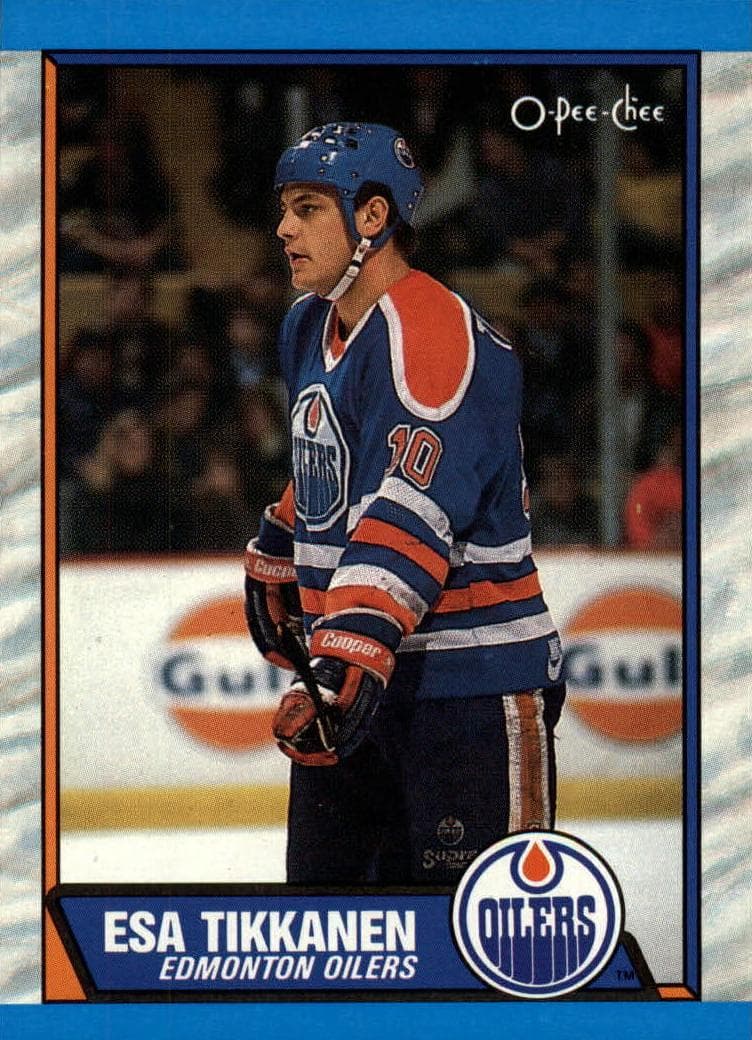 Esa Tikkanen 1989 topps O-Pee-Chee