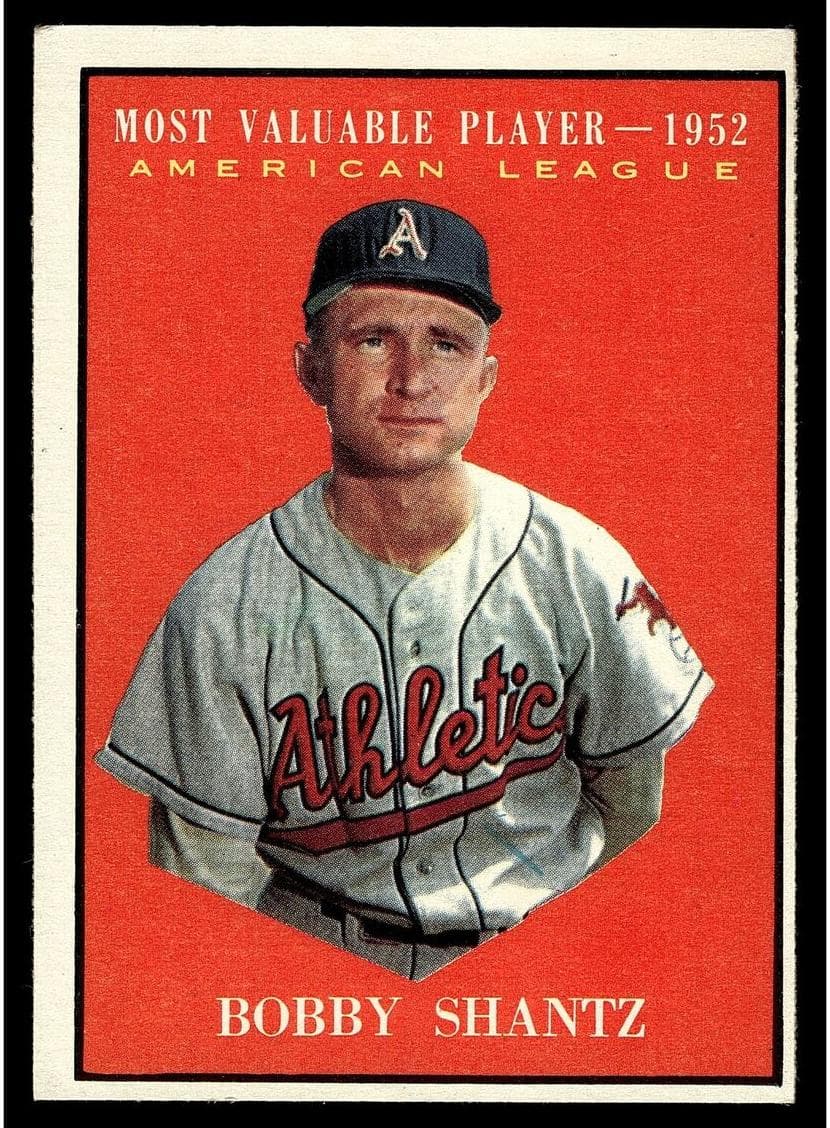 Bobby Shantz 1961 topps Topps