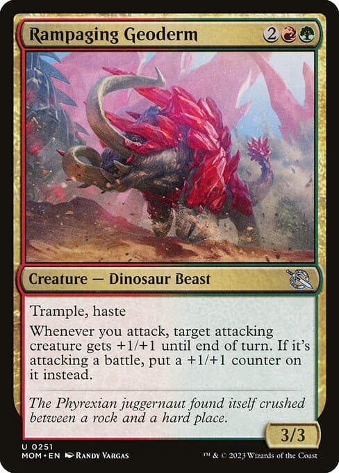 Rampaging Geoderm 2023 Magic: The Gathering March of the Machine