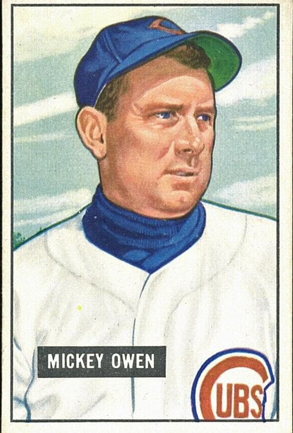 Mickey Owen 1951 bowman Bowman