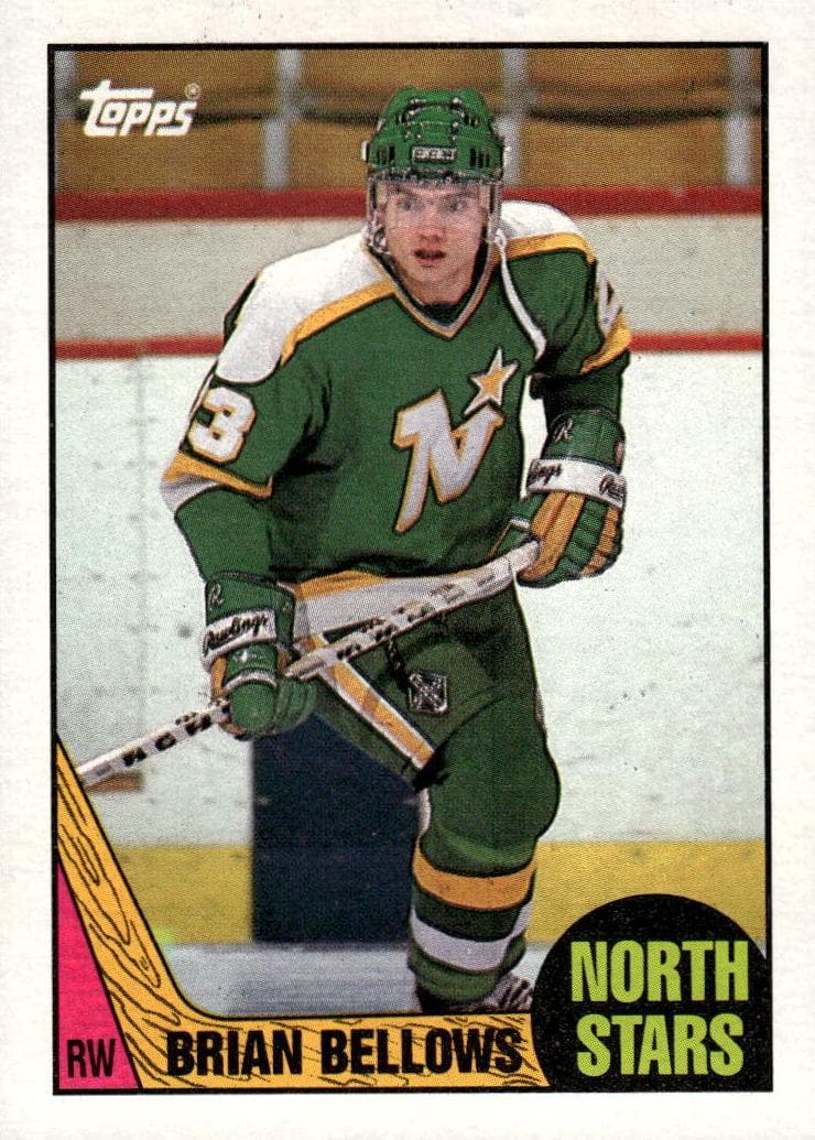 Brian Bellows 1987 topps Topps
