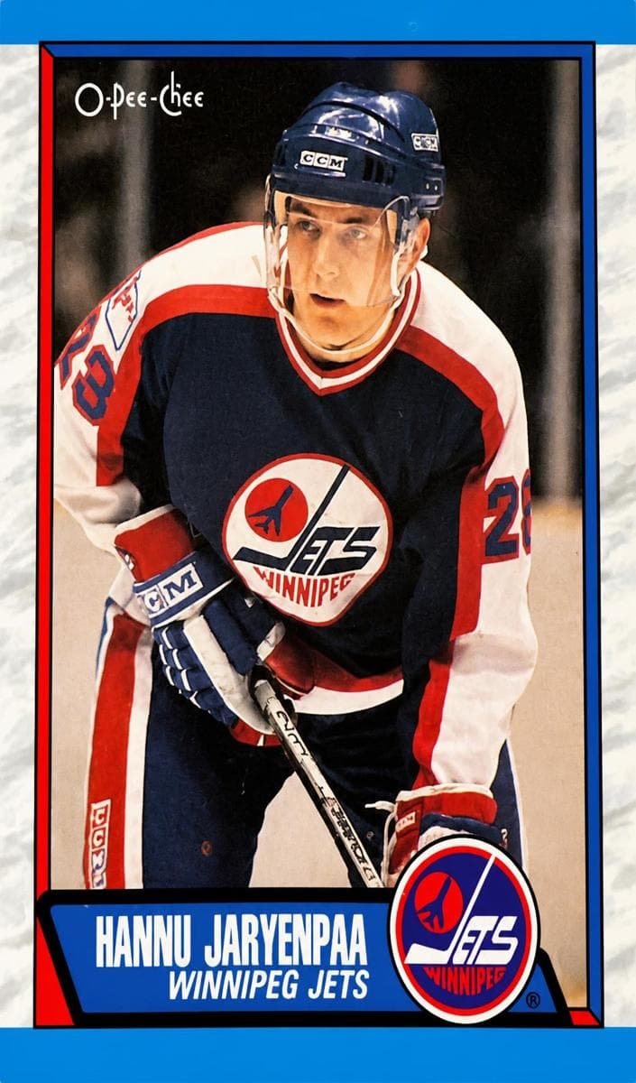 Hannu Jarvenpaa 1989 topps O-Pee-Chee