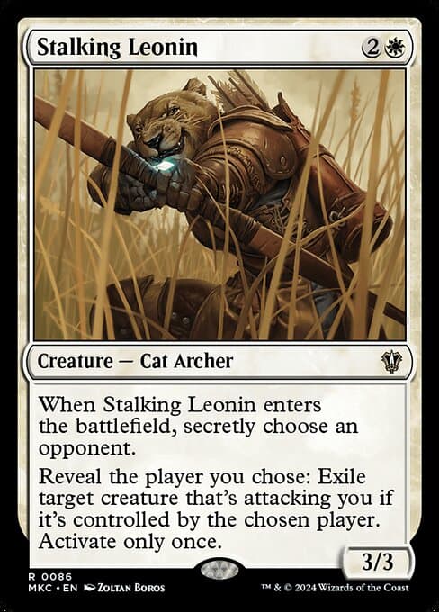 Stalking Leonin 2024 Magic: The Gathering Murders at Karlov Manor Commander