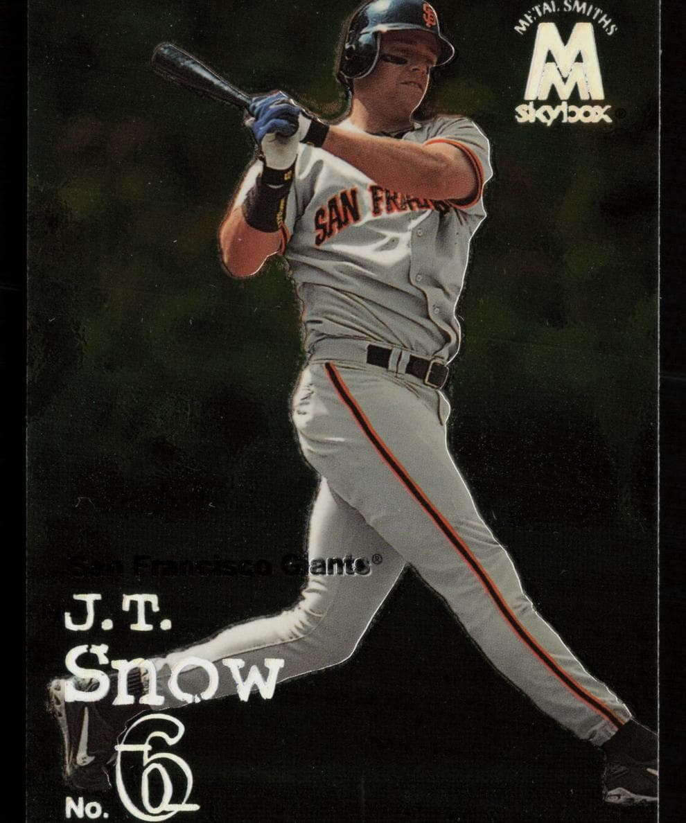 J.T. Snow 1999 fleer SkyBox Molten Metal