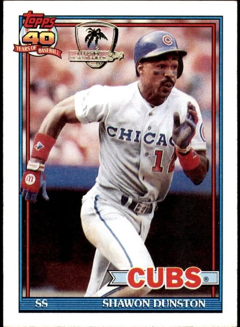 Shawon Dunston 1991 topps Topps