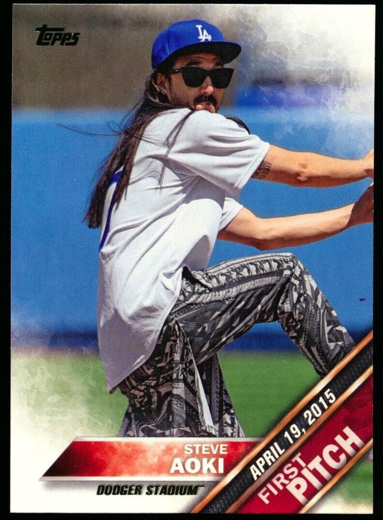 Steve Aoki 2016 topps Topps