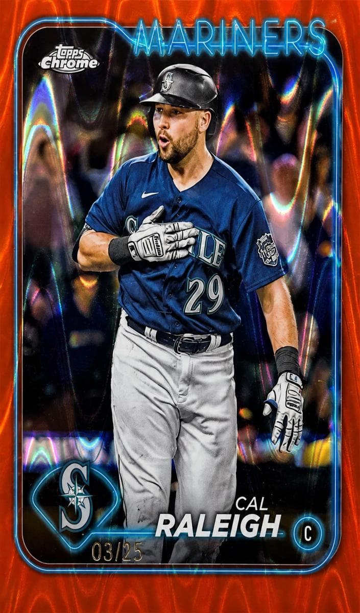 Cal Raleigh 2024 topps Topps Chrome
