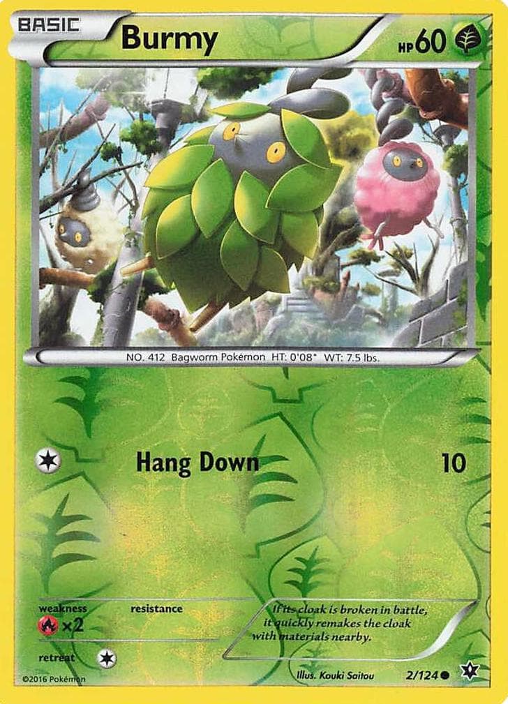 Burmy trading card
