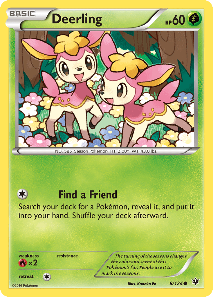 Deerling 2025 Pokemon Korean White Flare
