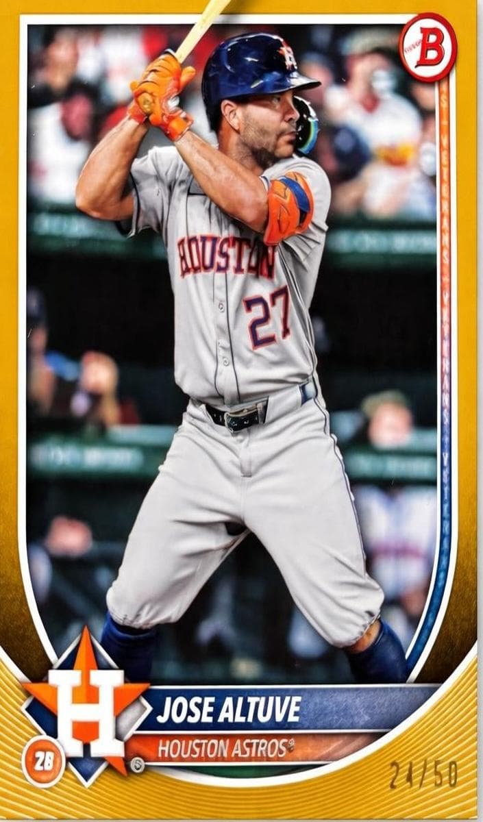 Jose Altuve 2025 bowman Bowman