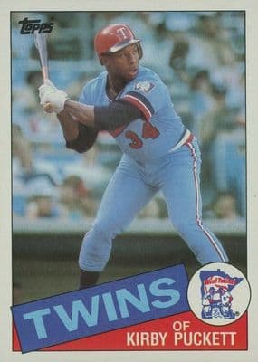 Kirby Puckett trading card