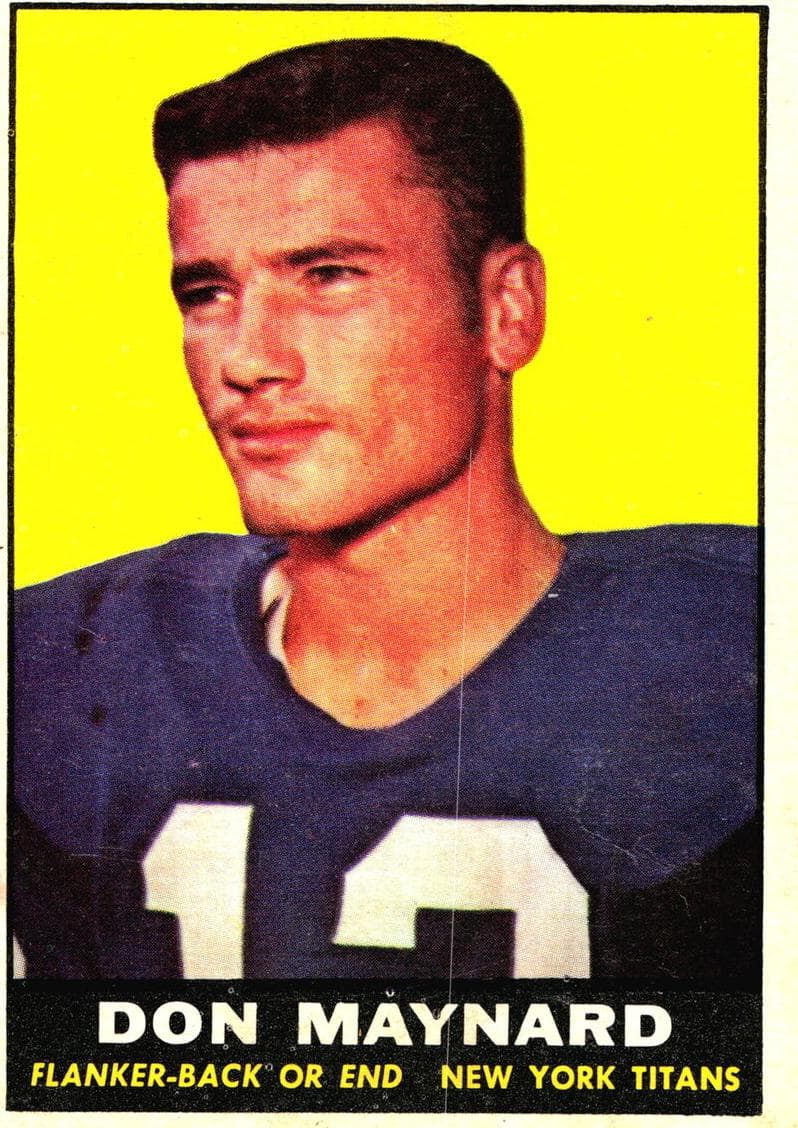 Don Maynard 1961 topps Topps