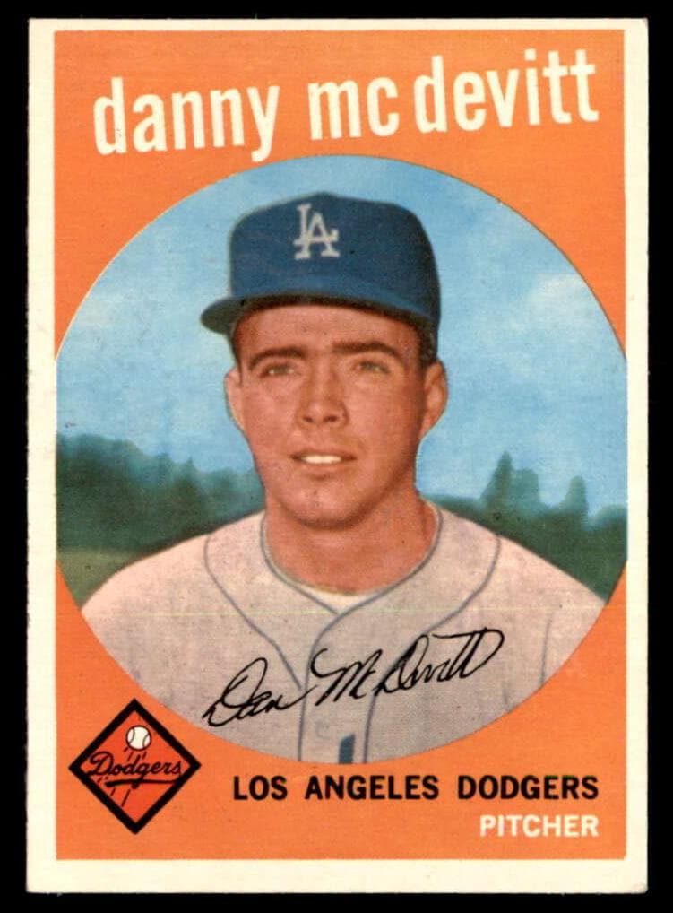 Danny McDevitt 1959 topps Topps
