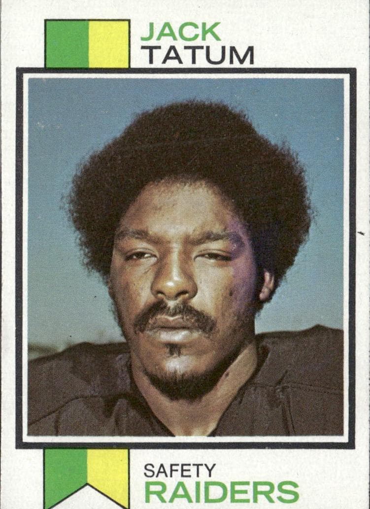 Jack Tatum 1973 topps Topps