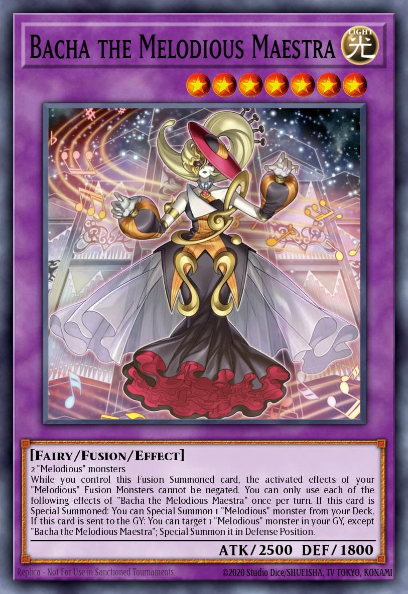 Bacha the Melodious Maestra 2025 Yu-Gi-Oh! 2025 Mega Pack Tin