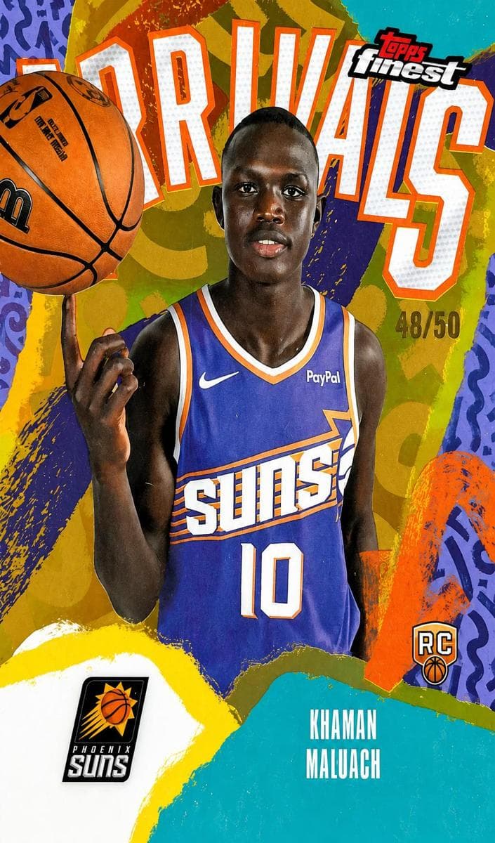 Khaman Maluach 2025 topps Topps Finest