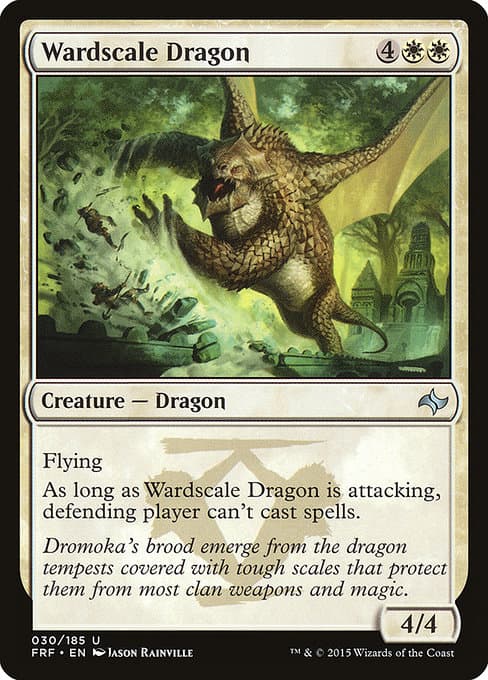 Wardscale Dragon 2015 Magic: The Gathering Fate Reforged
