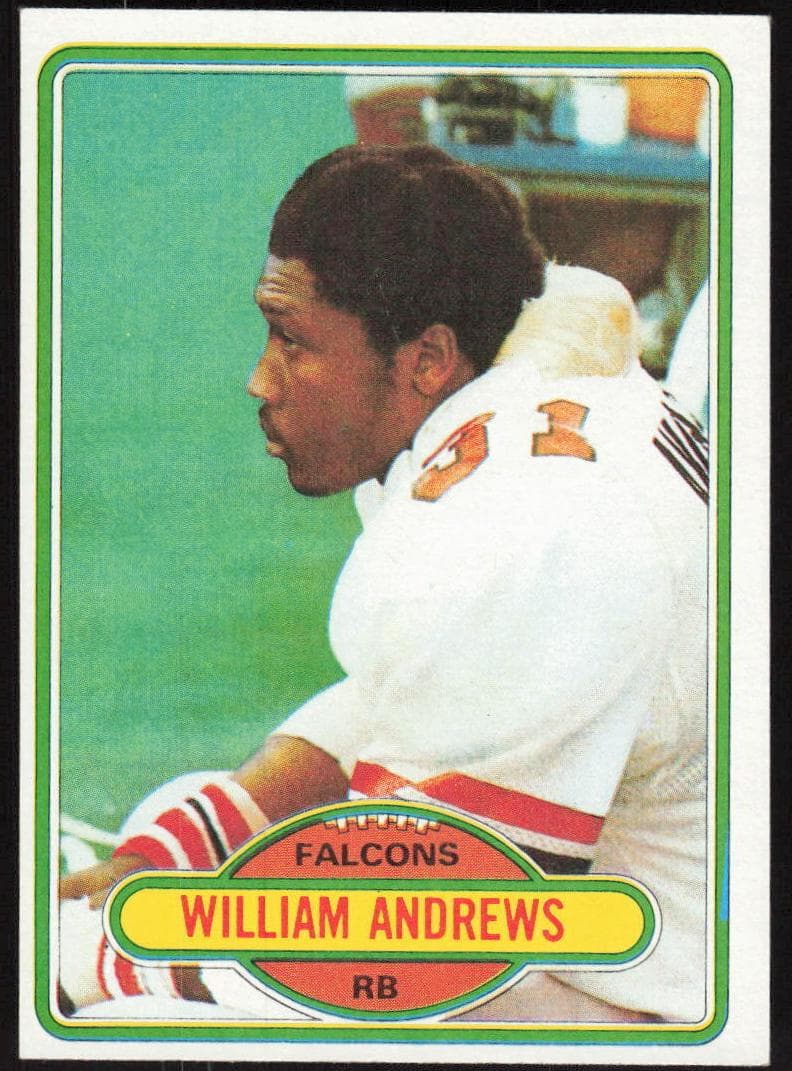 William Andrews 1980 topps Topps