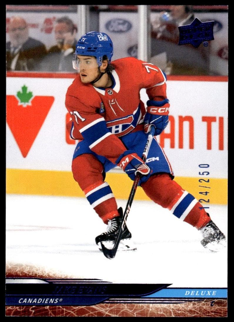 Jake Evans trading card