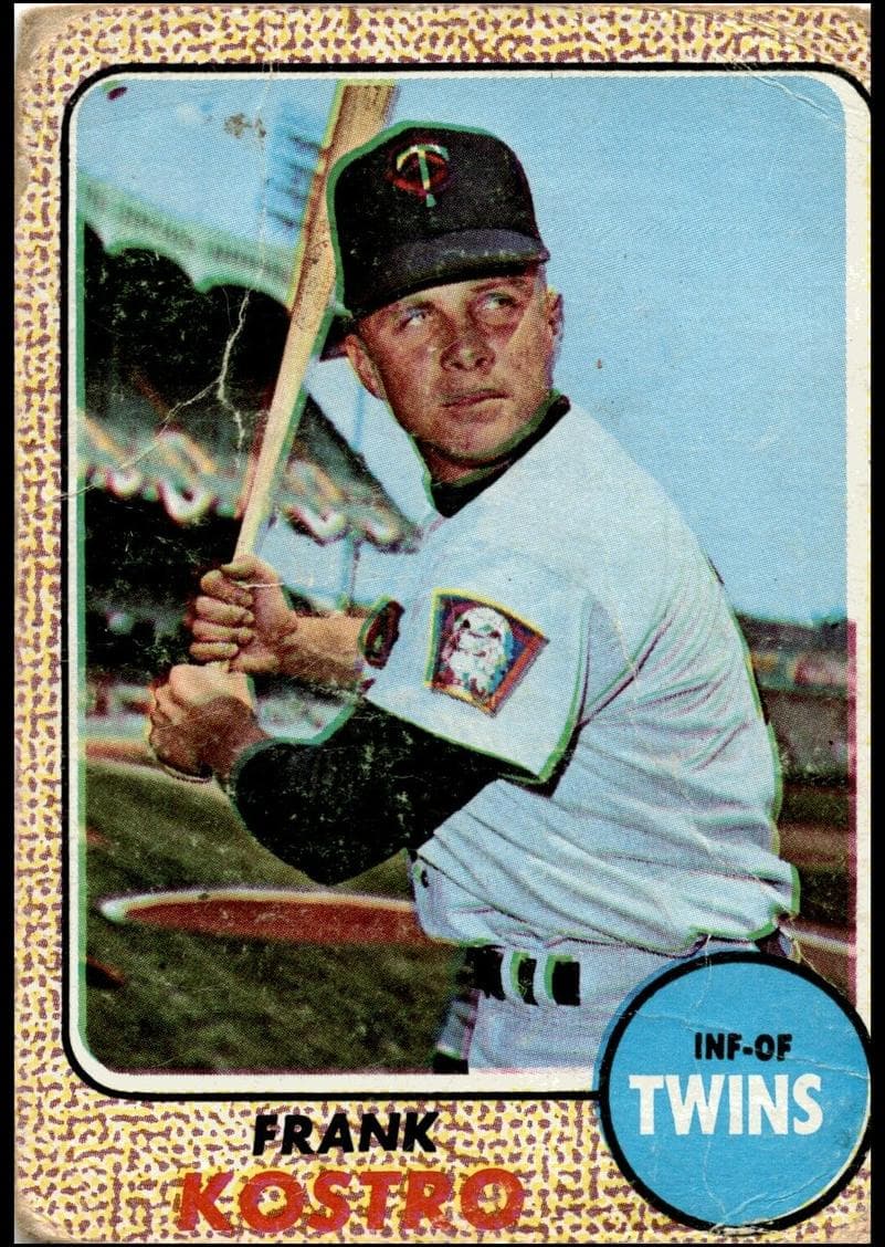 Frank Kostro 1968 topps Topps