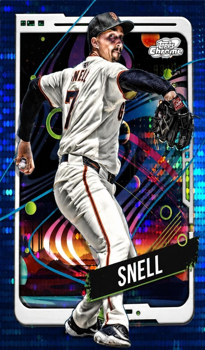 Blake Snell 2024 topps Topps Cosmic Chrome